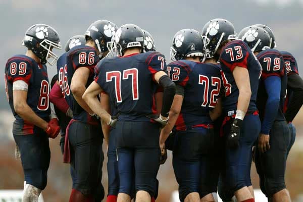 Student athletes in action